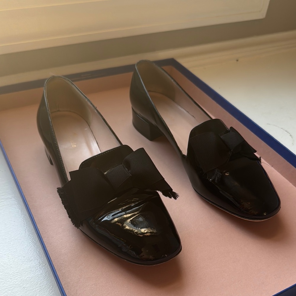 Elegant Kate Spade Black Bow Women's Shoes